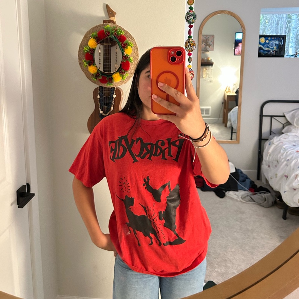 Red Graphic Kids T-Shirt